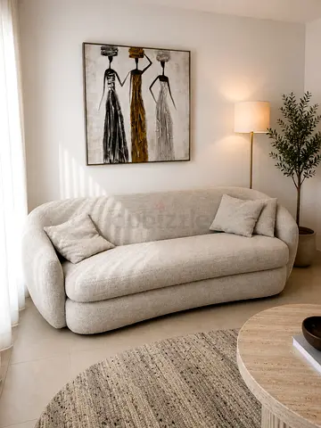 Pan Home Mover 3-Seater Sofa – Neutral Beige, Excellent Condition