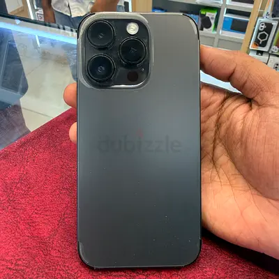 iPhone 14 Pro 256GB TDRA - Space Black (Good Condition) with Case and box and cable