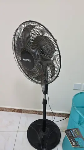 Krypton Black Pedestal Standing Fan - Good Working Condition