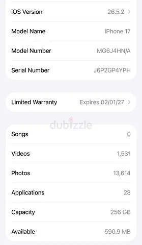Apple iPhone 17 256gb Black