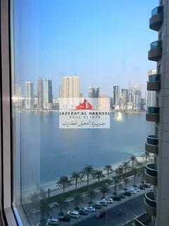 For sale: A very special one-bedroom apartment in Al Khan with a side view.