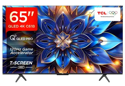 65 Inch 4K QLED Pro Smart Google TV, HDR 10+, Dolby Vision Atmos, 120Hz VRR+120Hz DLG, ONKYO 2.1ch