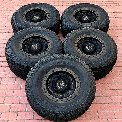 Black Rhino 17” Rims with 5 Yokohama Tires
