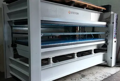 Steton Large Industrial Veneer/Press Machine - Good Working Condition