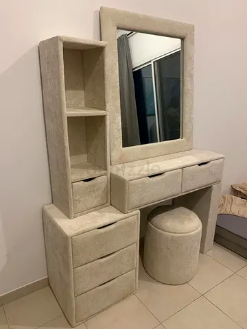 Premium Vanity Dressing Table Set with Mirror & Stool  | Brand New |