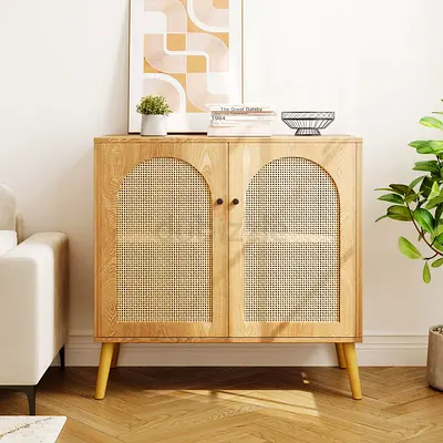 Beautiful Rattan Sideboard Cabinet