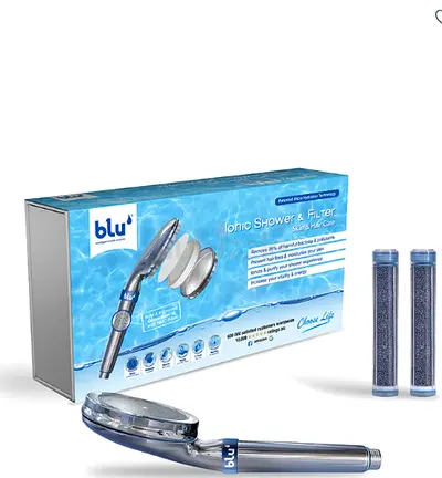 Blu Handheld Shower Filter and Shower Head