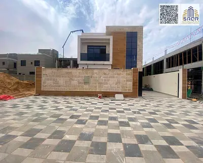 An unmissable opportunity: a modern villa with a swimming pool for sale, opposite Al Zahia Roundabo