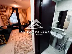 One-bedroom apartment with a living room in Burj Hamid, next to Ariana Hotel, with a children’s sw