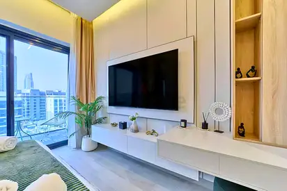 Bright Studio in Azizi Riviera | Perfect Getaway