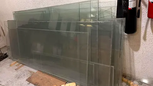 used window glass