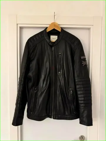 Pepe Jeans Lenon Leather Jacket Size XL