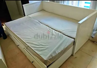 IKEA Hemnes Daybed with 2 Mattresses - Great Condition