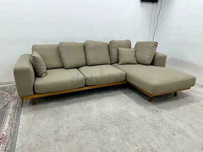 Great condition west elm Newport lshape sofa