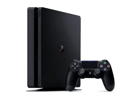 Sony PlayStation 4 Slim with DualShock 4 Controller - Good Working Condition