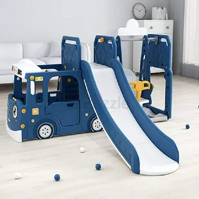 Like New Kid's Activity Toy, Swing, Slide and Basketball