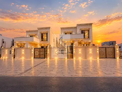 Villa for sale, registration fees included, near the mosque.