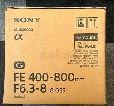 USED Sony FE 400-800mm f/6.3-8 G OSS Lens for Sony E mount