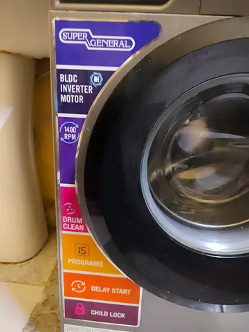 Super General Front Load Washing Machine - 1400 RPM, Inverter Motor