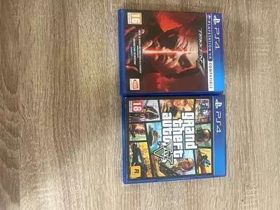 GTA V and Tekken 7 for PS4 - Good Condition