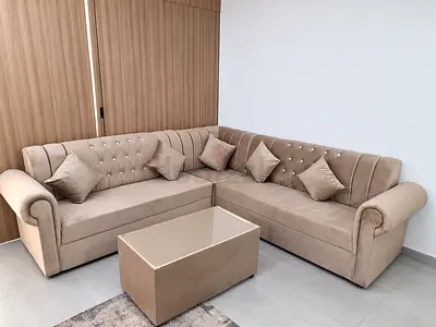 Get the brand new L shape sofa at the lowest rates available you can get from us