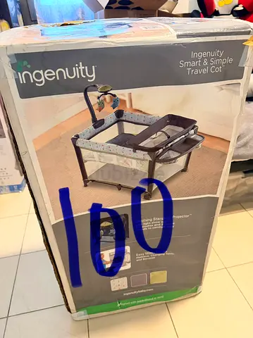 Ingenuity Smart & Simple Travel Cot / Portable Playard - Good Condition