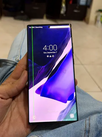 Samsung Note 20 ultra Display Damaged