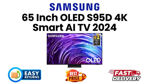 Samsung 65 Inch Smart TV - OLED S95D 2024 - Fair Condition, FREE DELIVERY, WARRANTY