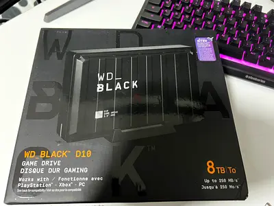 WD BLACK D10 Game Drive 8TB (Sealed box)
