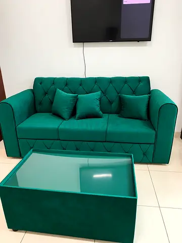 Brand new 3 seater sofa green color available
