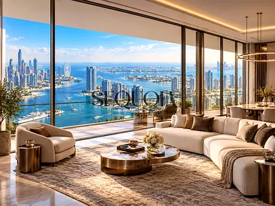 Marina & Palm View | Luxury 1BR | Limited 20/80 Offer.