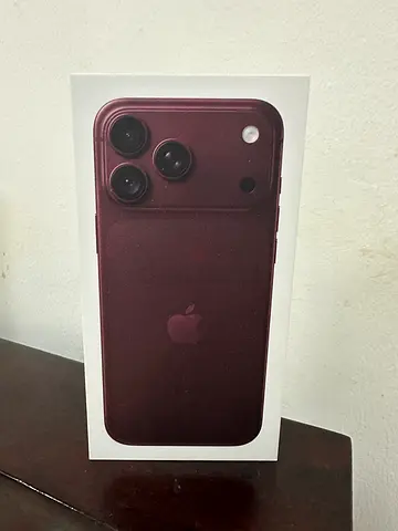 iPhone 18 Pro Max 256GB Burgundy brand new sealed pack for urgent sale…must go