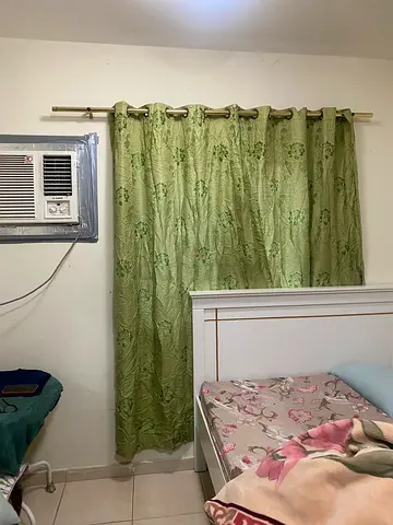 Room with attached bath for sharing