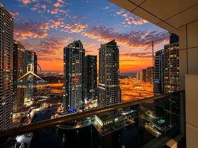 Luxury Furnished 1BR | Marina-Style Water View