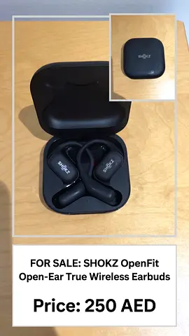 SHOKZ OpenFit Open-Ear True Wireless Earbuds - Good Condition