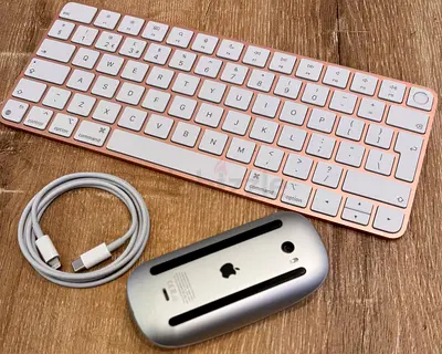 Apple Magic-3 Keyboard(English) with Touch ID & Magic-2 Mouse Multi Touch Surface
