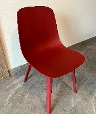 Red Modern Dining Chair - 2 pieces, Great Condition