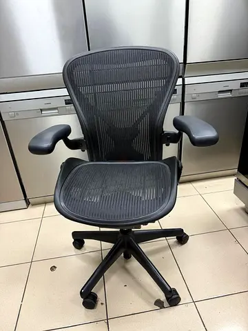 Herman Miller Ergonomic Mesh Office Chair with Adjustable Armrests