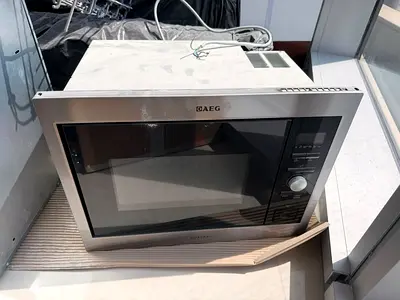 AEG Built-in Microwave Oven - Used, Stainless Steel