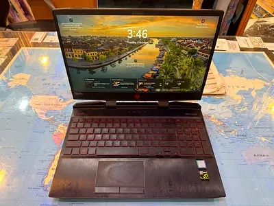 HP Omen 15 Gaming Laptop | Core i7, 16GB RAM, 144Hz FHD Display, GTX 1060⁠, 256SSD + 1TB HDD,+ Box.