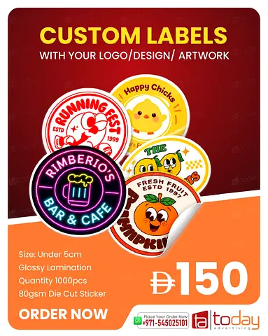 CUSTOM STICKERS & LABELS