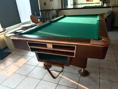8 feet marble slate top,return ball Knight shot turbo pool billiards table for sale
