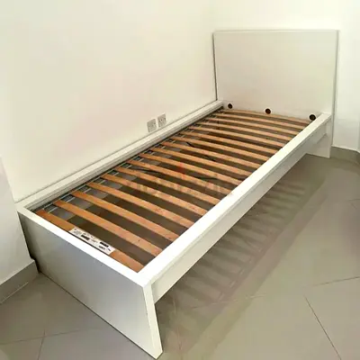 Ikea single size bed with mattress