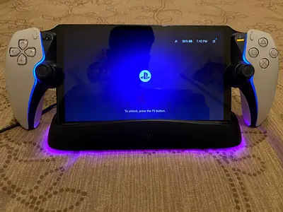 PS5 Portal + LED Charging Dock, Case & Accessories | Excellent Condition