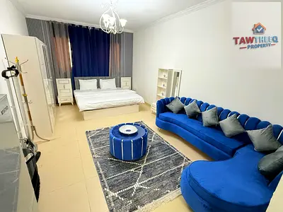 ستوديو مفروش للإيجار الشهري | 3,500 شامل | تأمين 500 | جاهز للسكن