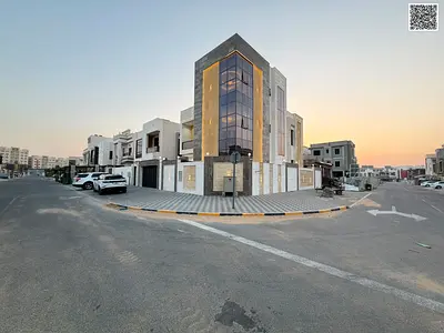بسعر شامل رسوم التسجيل والتمليك للبيع علي شارع الشيخ محمد بن زايد فيلا طابقين وروف