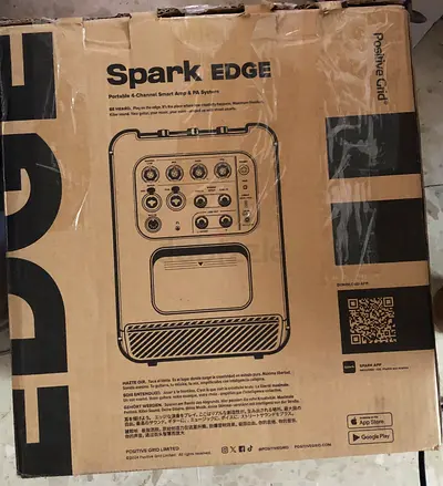 Positive Grid Spark EDGE 65W Smart Guitar Amplifier 4 Channel and Portable Speaker