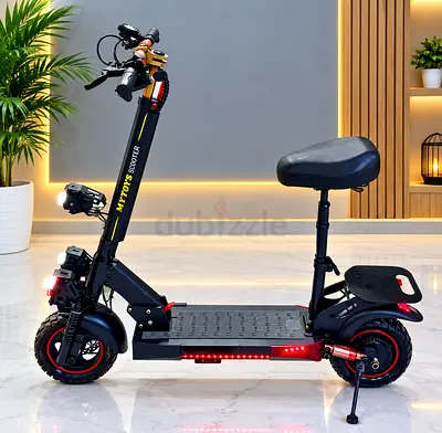 moytos Foldable Electric Scooter with Seat —