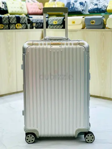 Rimowa Aluminum carry case silver check in M
