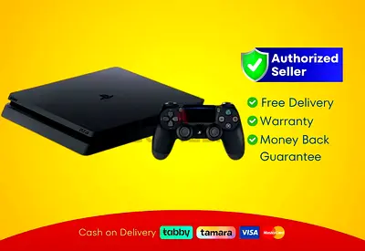 Sony PlayStation 4 - Slim - Black - 500GB | New |  Warranty | FREE  Delivery